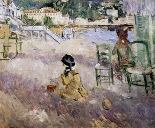 Der Strand von Nizza, 1882